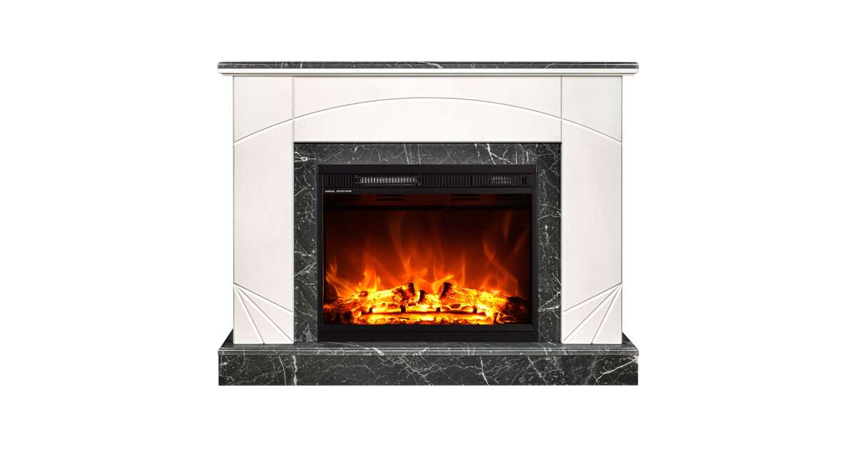 Semineu electric Madeira lux & Lorance color, Art Flame, 850x1100x270 mm, 1500W - 2 | YEO