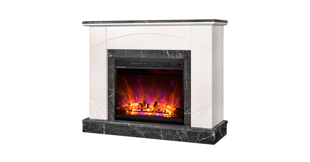 Semineu electric Madeira lux & Lorance color, Art Flame, 850x1100x270 mm, 1500W - 4 | YEO