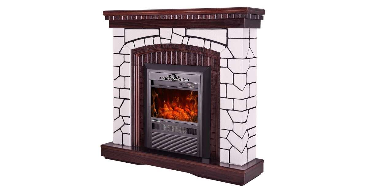 Semineu electric Natali & Cristina, Art Flame, 1058x1100x300 mm, 2000W