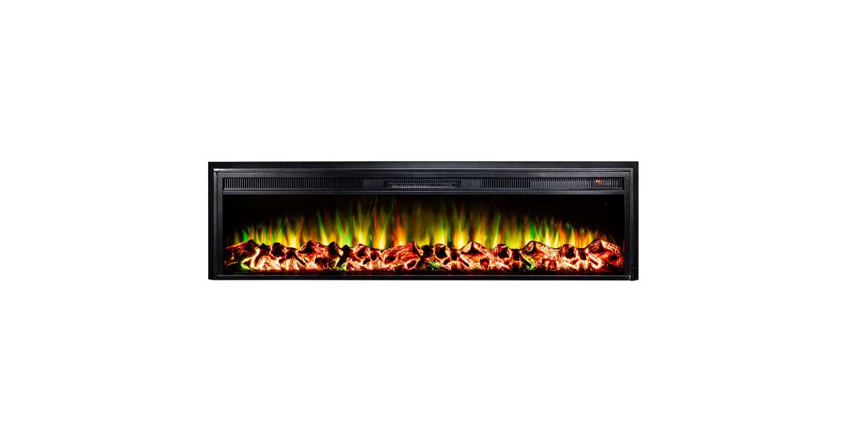 Semineu electric incorporabil Tanzania XL, 439x1602.56x180 mm, 1500W - 3 | YEO
