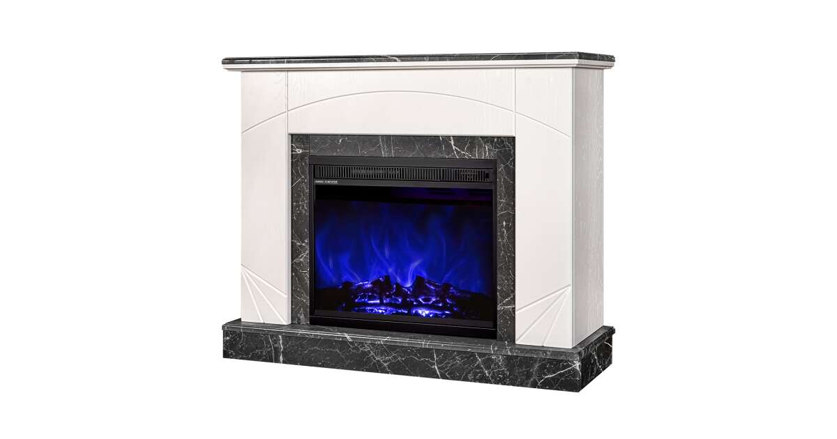 Semineu electric Madeira lux & Lorance color, Art Flame, 850x1100x270 mm, 1500W