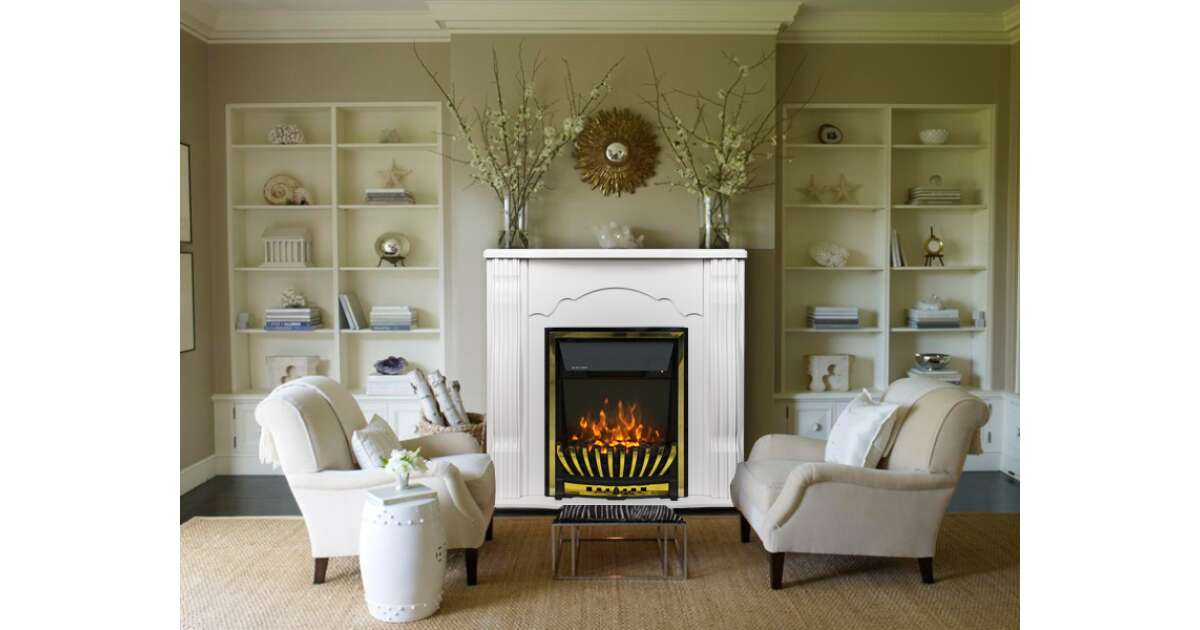 Semineu electric Clasic alb & Meridian, Art Flame, 883x950x300 mm, 2000W - 1 | YEO