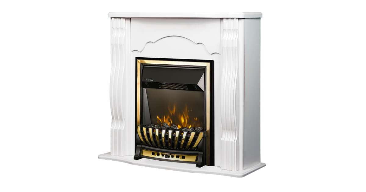 Semineu electric Clasic alb & Meridian, Art Flame, 883x950x300 mm, 2000W - 2 | YEO