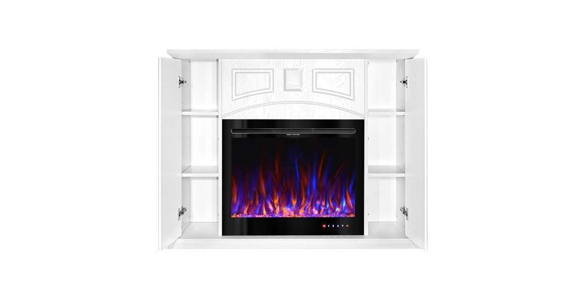 Semineu electric Toulouse & Colorado, Art Flame, 1050x1350x320 mm, 1500W - 3 | YEO