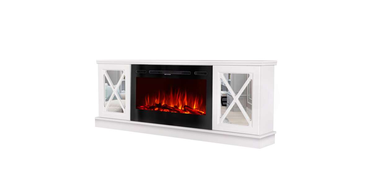 Semineu electric Sorrento & Adeli, Art Flame, 685x1820x300 mm, 1500W