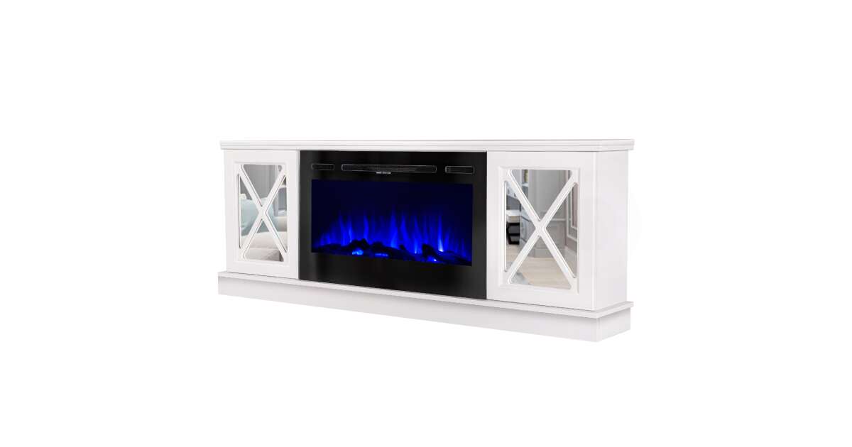 Semineu electric Sorrento & Adeli, Art Flame, 685x1820x300 mm, 1500W - 2 | YEO