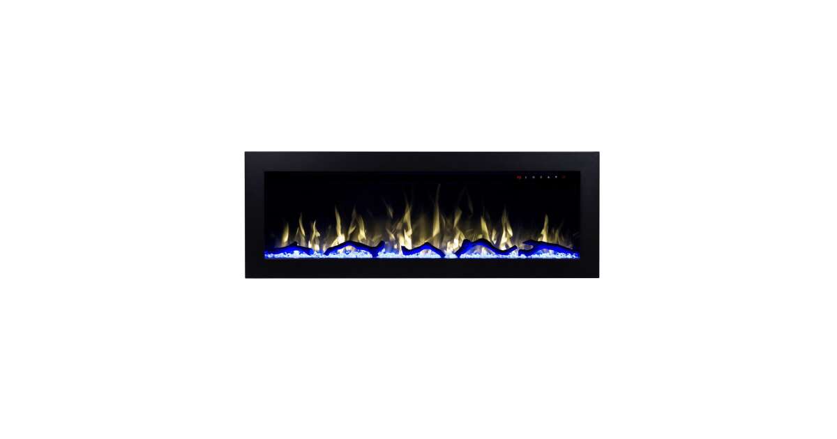Semineu electric de perete-incorporabil Racy 60, 454x1524x185 mm, 1500W - 1 | YEO