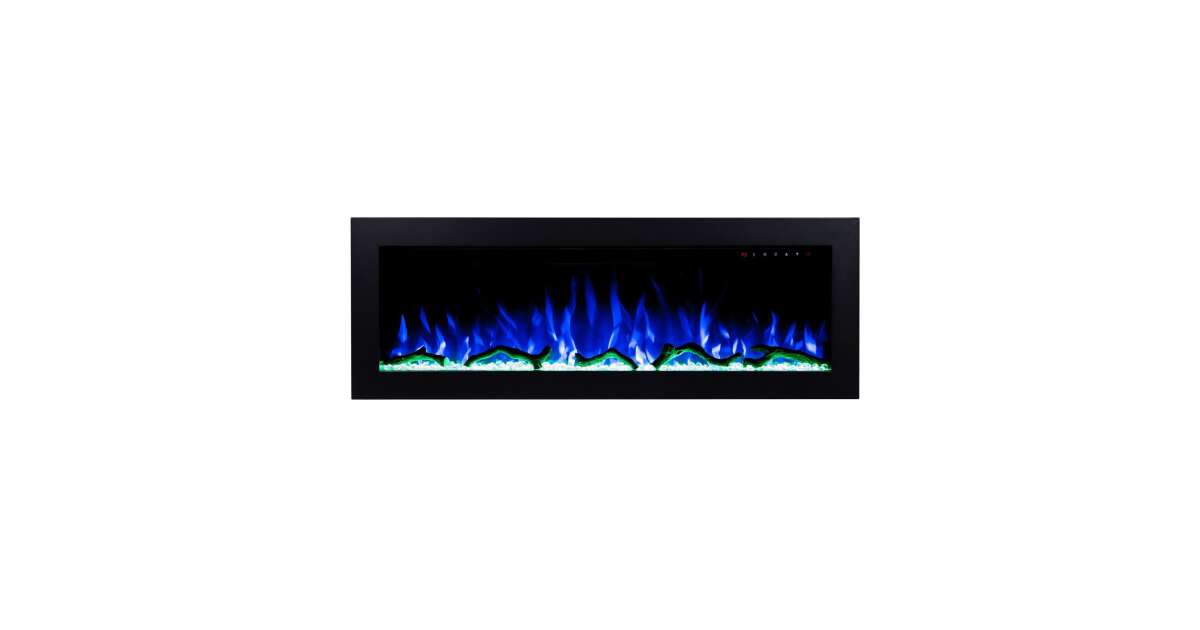 Semineu electric de perete-incorporabil Racy 60, 454x1524x185 mm, 1500W - 3 | YEO