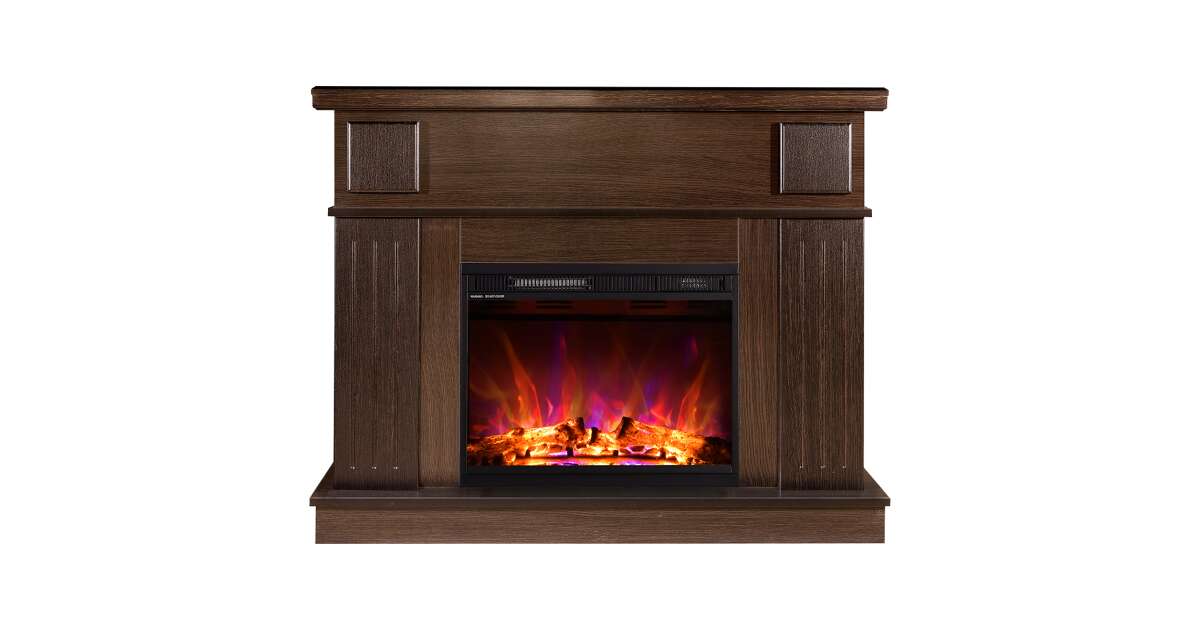 Semineu electric Olimpia wenge & Lorance color, Art Flame, 950x1200x300 mm, 1500W