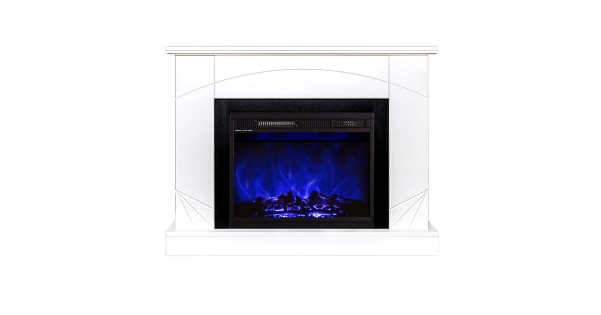 Semineu electric Madeira & Lorance color, Art Flame, 850x1100x270 mm, 1500W