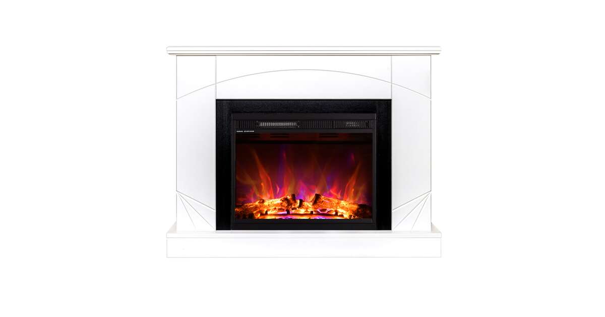Semineu electric Madeira & Lorance color, Art Flame, 850x1100x270 mm, 1500W