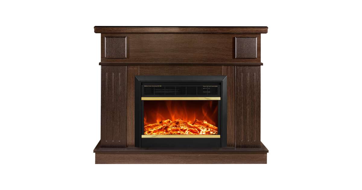 Semineu electric Olimpia wenge & Mars, Art Flame, 950x1200x300 mm, 1500W