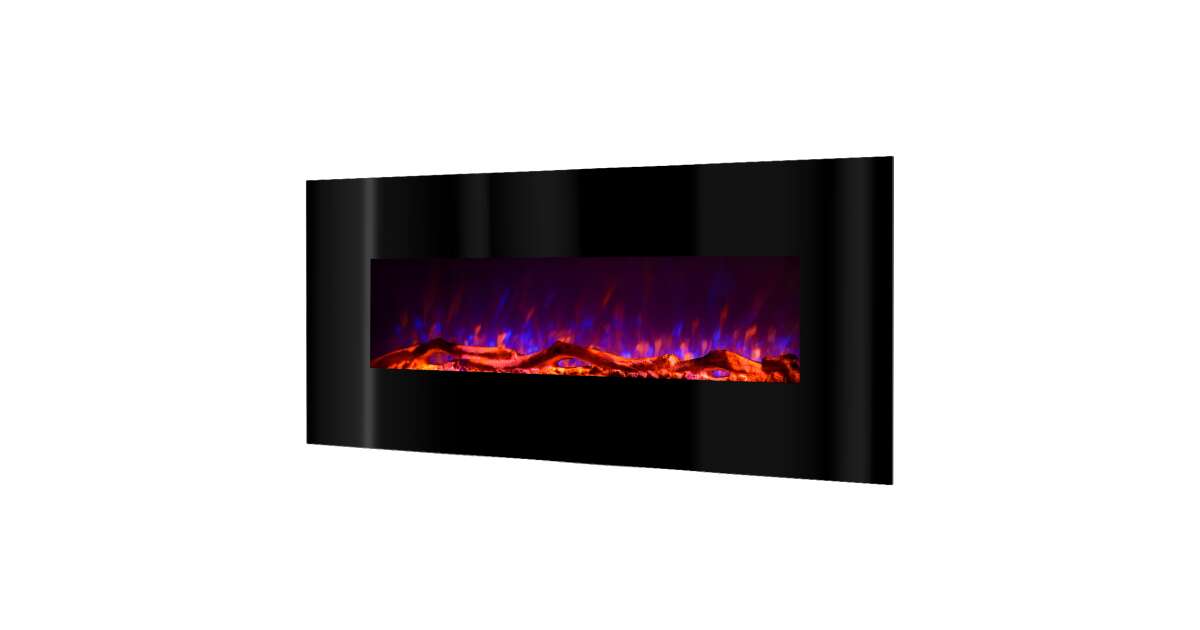 Semineu electric de perete Madrid, 550x1280x140 mm, 1500W - 1 | YEO