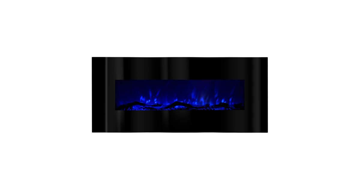 Semineu electric de perete Madrid, 550x1280x140 mm, 1500W - 4 | YEO