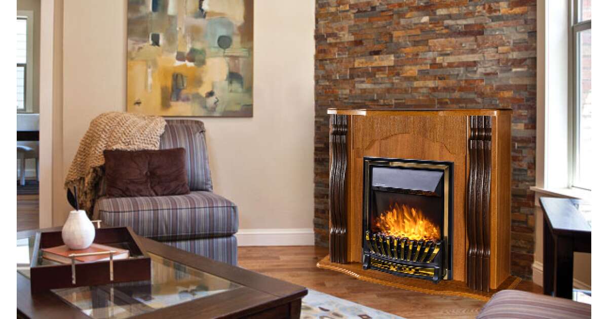 Semineu electric Clasic nuc & Meridian, Art Flame, 883x950x300 mm, 2000W - 1 | YEO