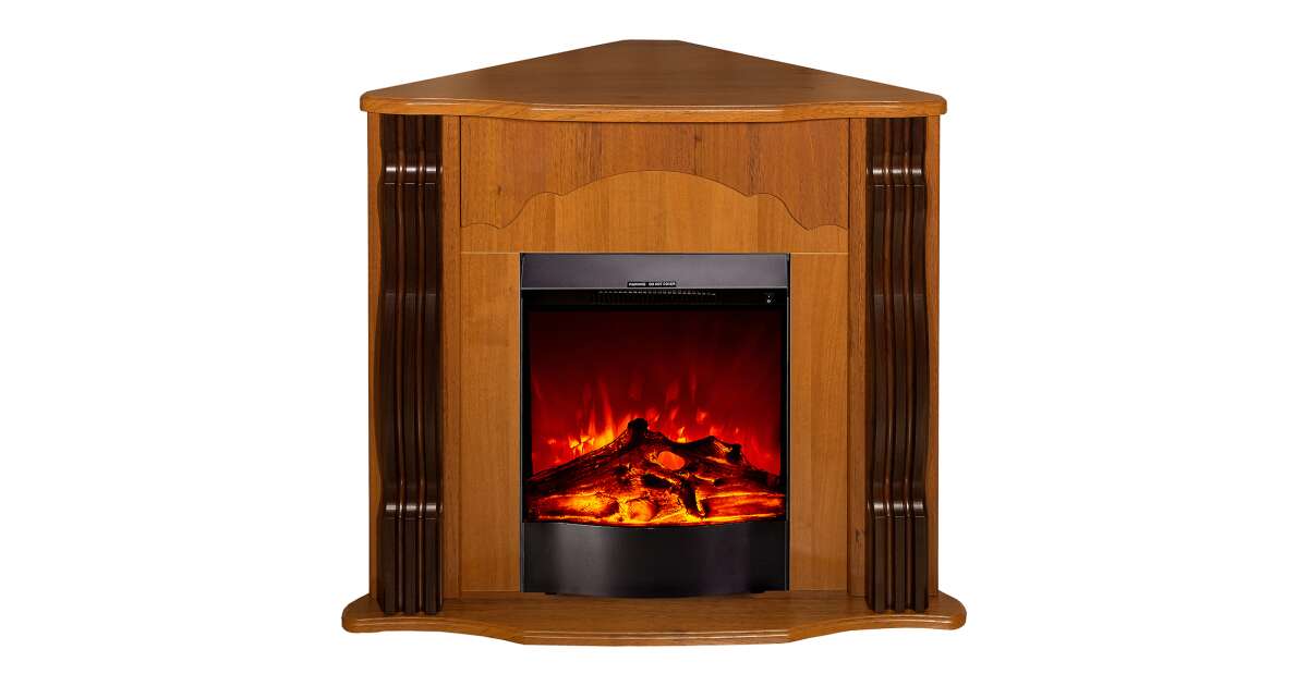 Semineu electric Clasic colț nuc & Corsica, Art Flame, 883x950x475 mm, 1500W
