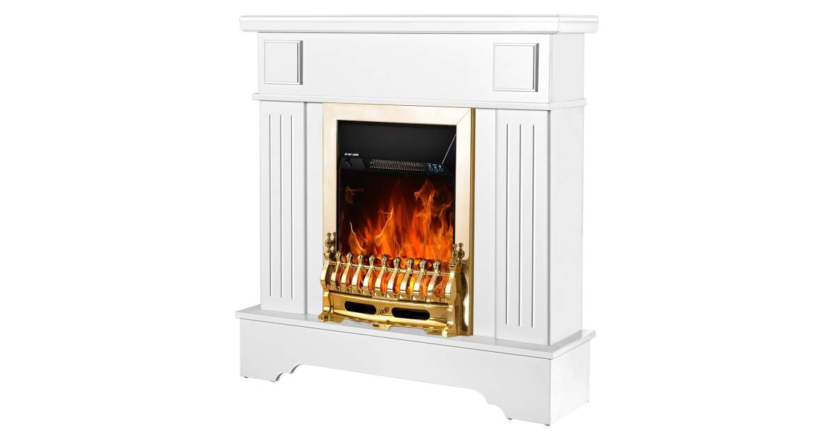 Semineu electric Marina extra & Galileo gold, Art Flame, 1092x1034x300 mm, 2000W