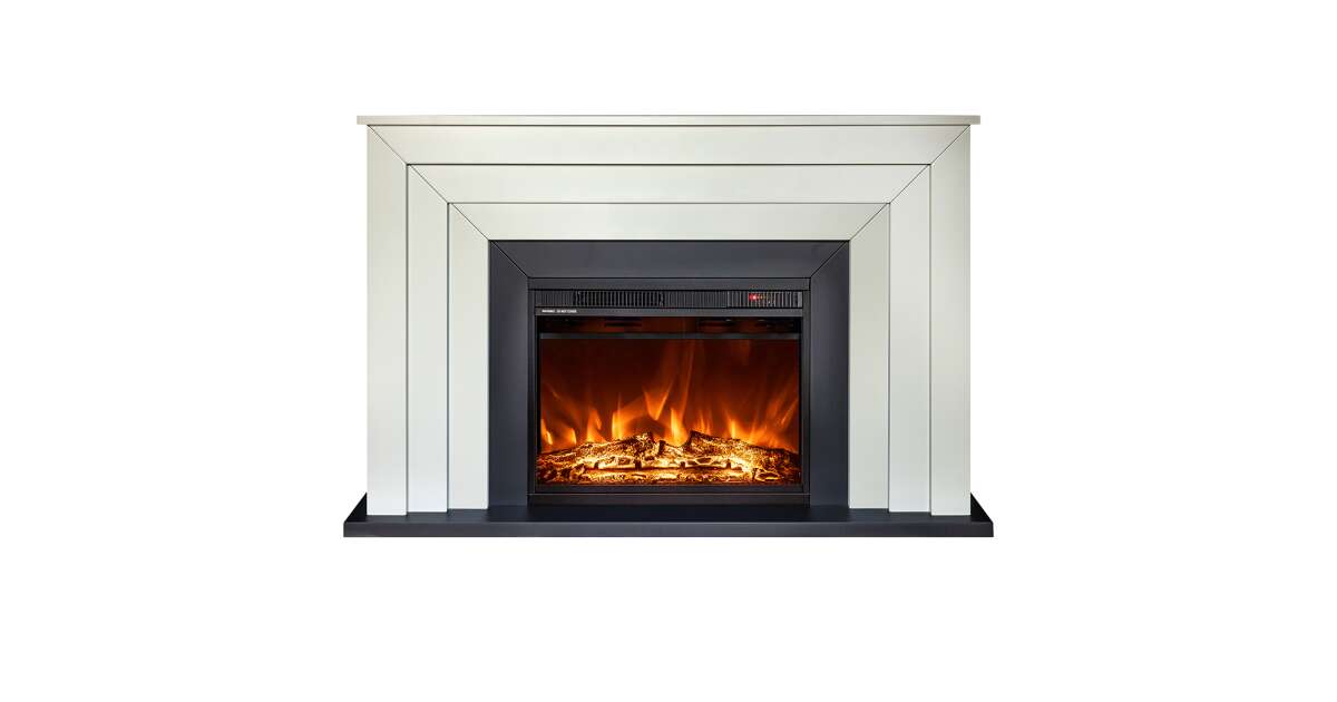 Semineu electric Fabiano & Lorance color, Art Flame, 850x1300x300 mm, 1500W