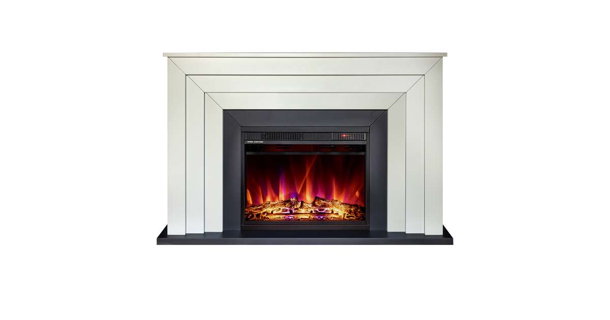 Semineu electric Fabiano & Lorance color, Art Flame, 850x1300x300 mm, 1500W - 3 | YEO