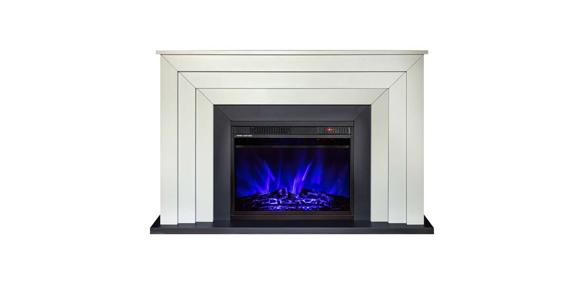 Semineu electric Fabiano & Lorance color, Art Flame, 850x1300x300 mm, 1500W - 4 | YEO