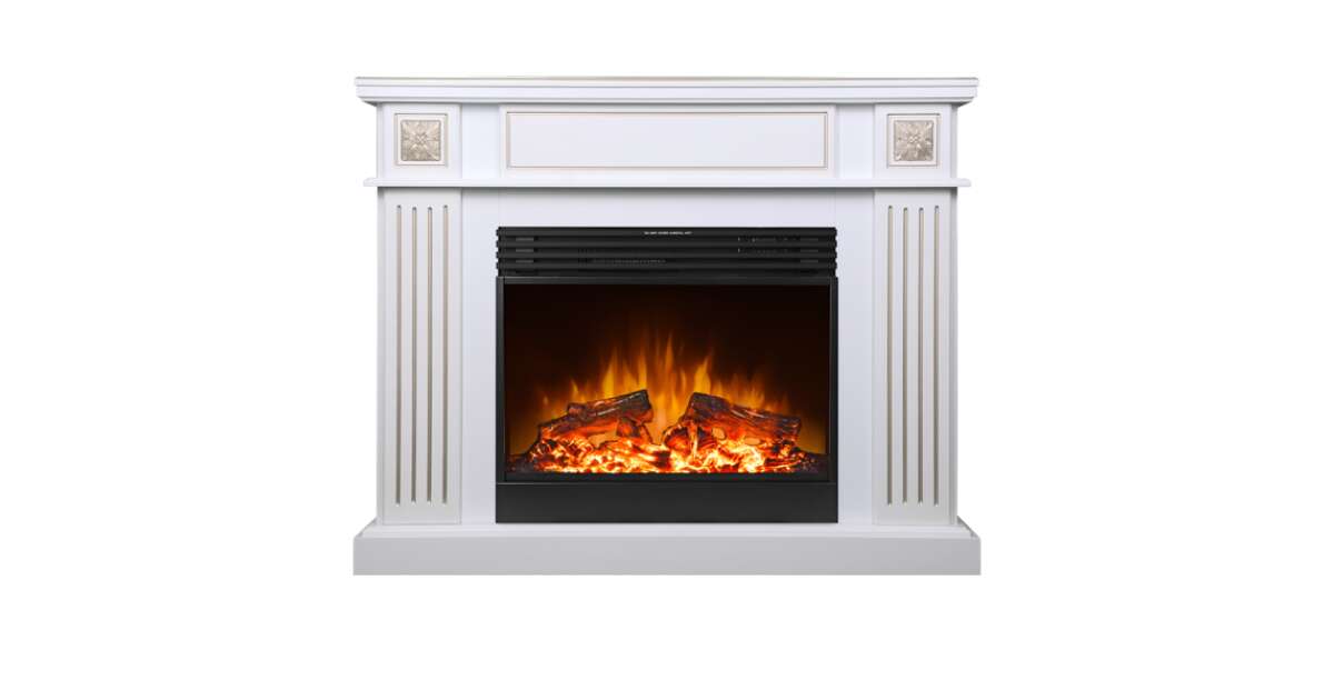 Semineu electric Napoleon alb & Mirabella, Art Flame, 998x1280x330 mm, 1950W