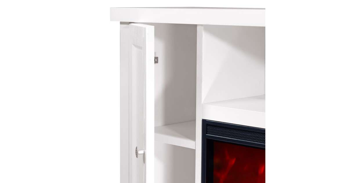 Semineu electric Mozart alb & Tasmania, Art Flame, 750x1500x300 mm, 1500W - 4 | YEO