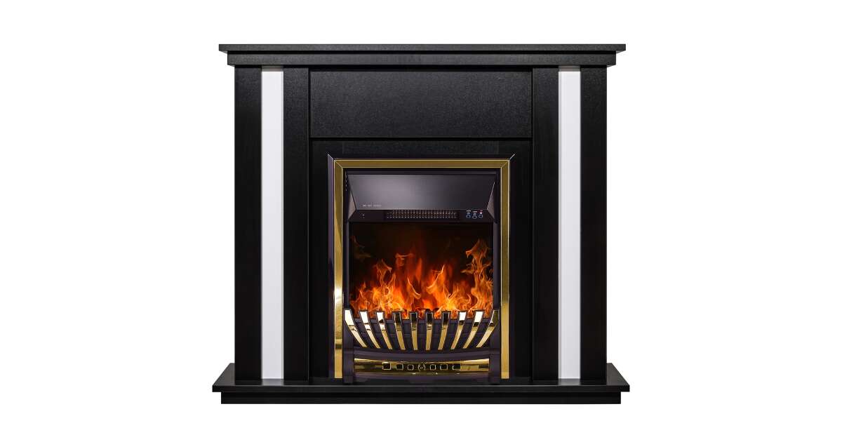 Semineu electric Gustavo & Meridian, Art Flame, 950x1100x270 mm, 2000W