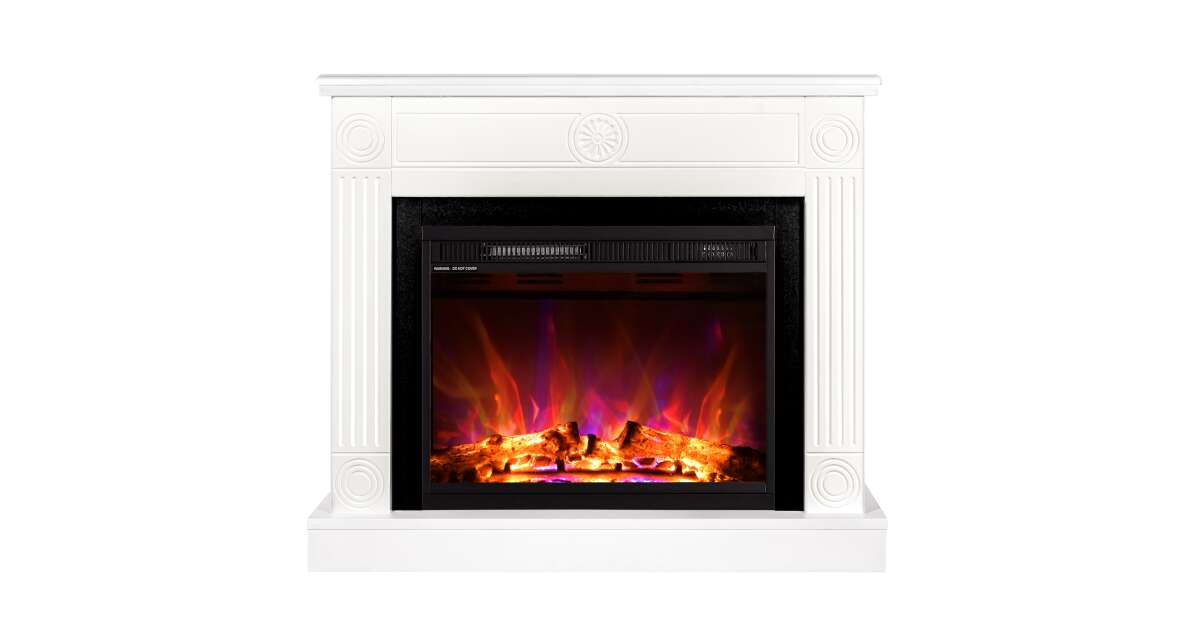 Semineu electric Bonita & Lorance color, Art Flame, 820x950x270 mm, 1500W - 1 | YEO