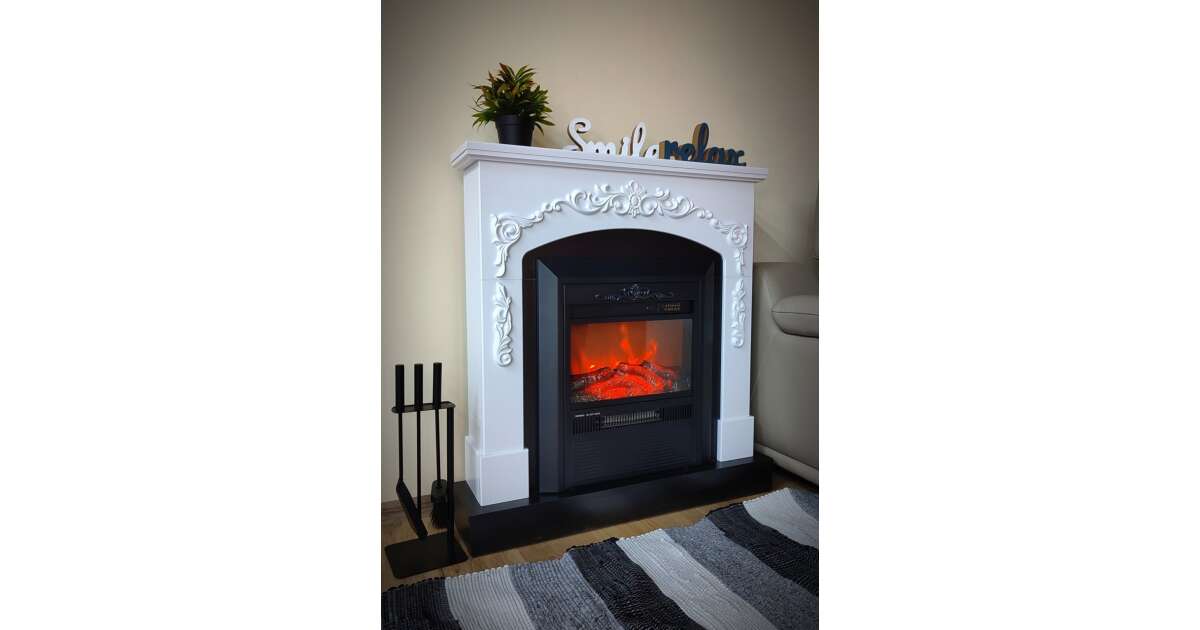 Semineu electric Casanova & Cristina, Art Flame, 975x900x250 mm, 2000W