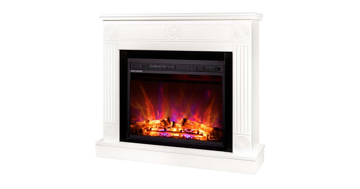 Semineu electric Bonita & Lorance color, Art Flame, 820x950x270 mm, 1500W - 4 | YEO