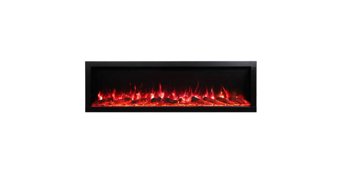 Semineu electric de perete-incorporabil Haven 50, 460x1270x162 mm, 1500W - 1 | YEO