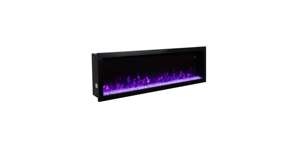 Semineu electric de perete-incorporabil Haven 50, 460x1270x162 mm, 1500W - 2 | YEO