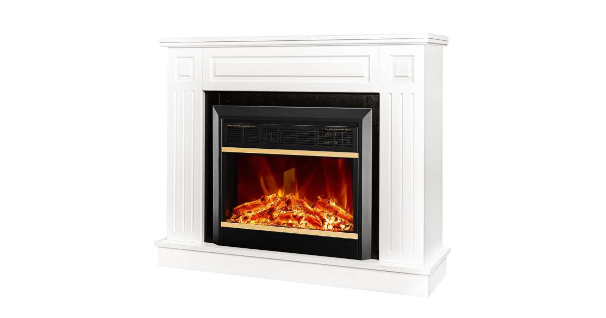 Semineu electric Tiffany & Mars, Art Flame, 850x1100x270 mm, 1500W - 1 | YEO