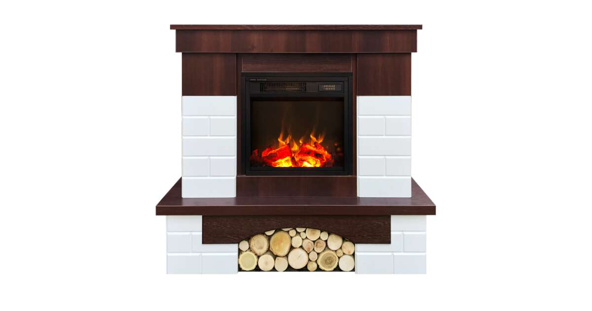 Semineu electric Leon & Dionis, Art Flame, 958x1096x280 mm, 1500W - imagine 5