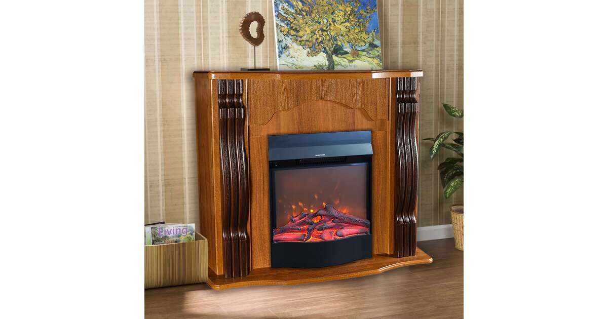 Semineu electric Clasic nuc & Corsica, Art Flame, 883x950x300 mm, 1500W - 2 | YEO