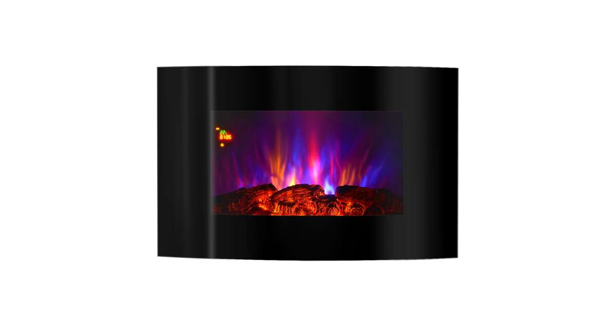 Semineu electric de perete Carlos, 560x885x135 mm, 2000W - 1 | YEO