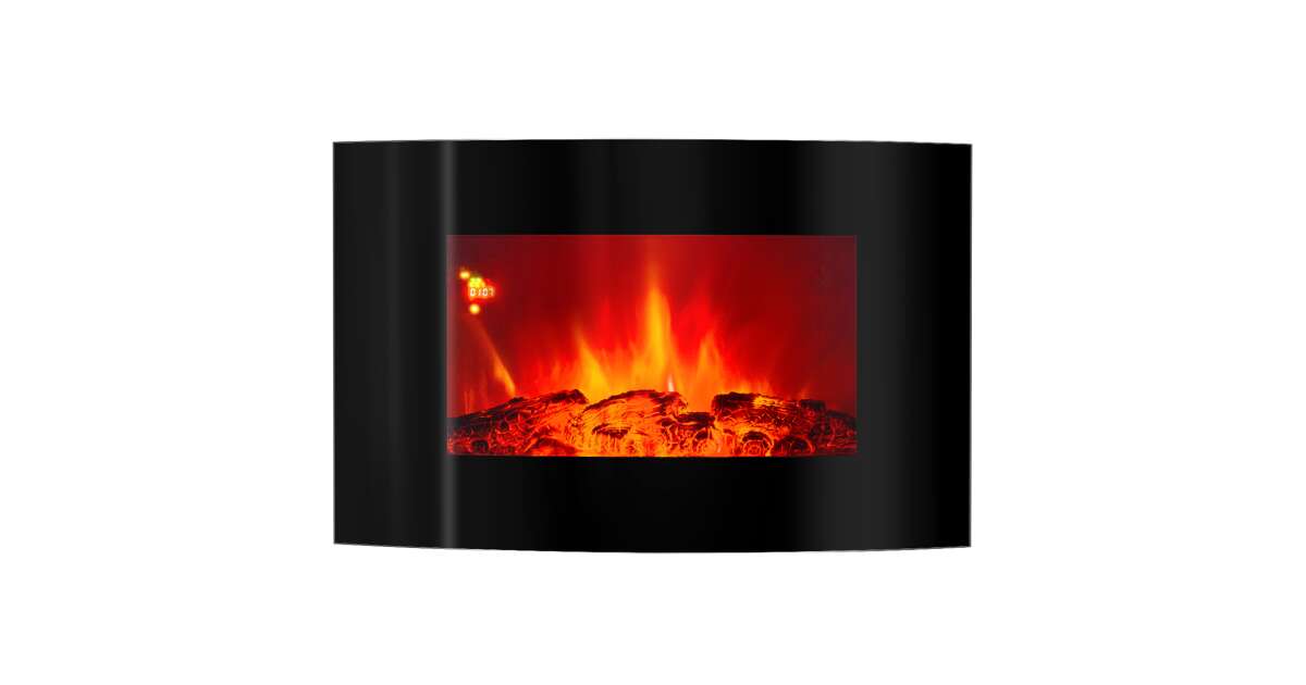 Semineu electric de perete Carlos, 560x885x135 mm, 2000W - 2 | YEO