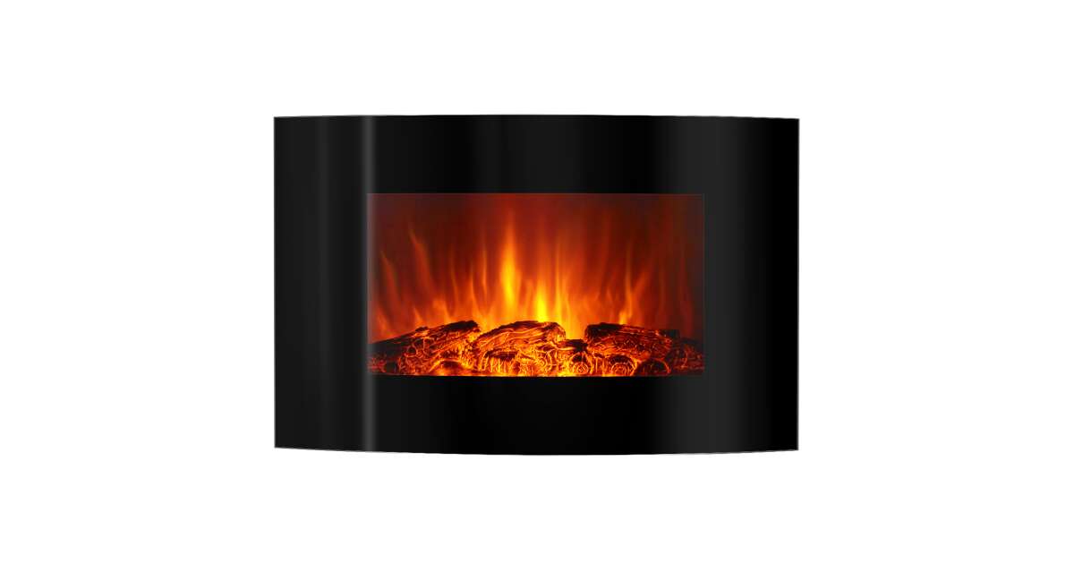 Semineu electric de perete Carlos, 560x885x135 mm, 2000W - 3 | YEO
