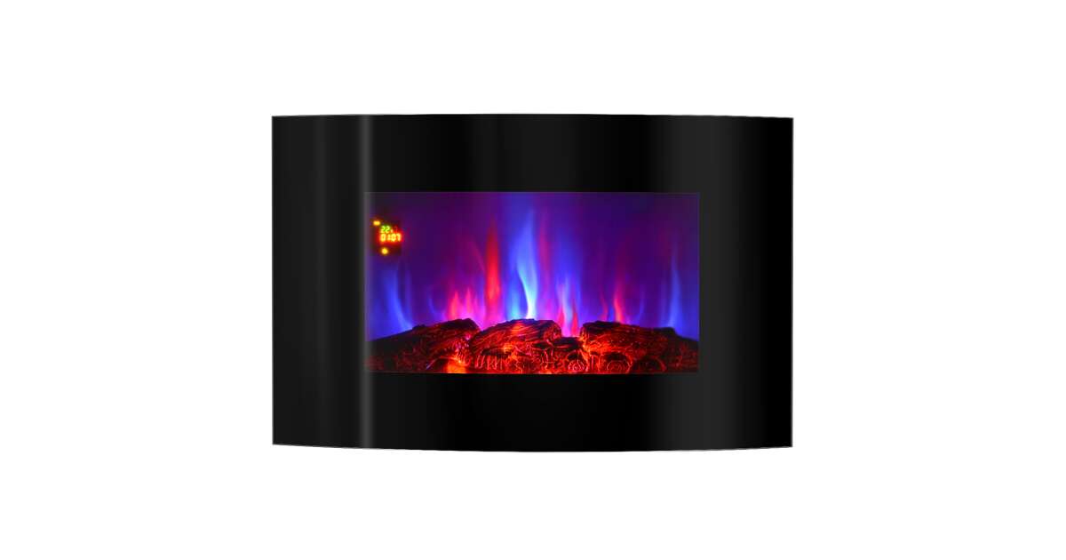 Semineu electric de perete Carlos, 560x885x135 mm, 2000W - 4 | YEO