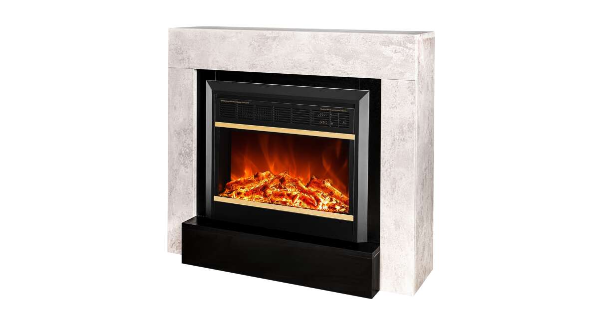 Semineu electric Martin & Mars, Art Flame, 860x1000x300 mm, 1500W - 1 | YEO