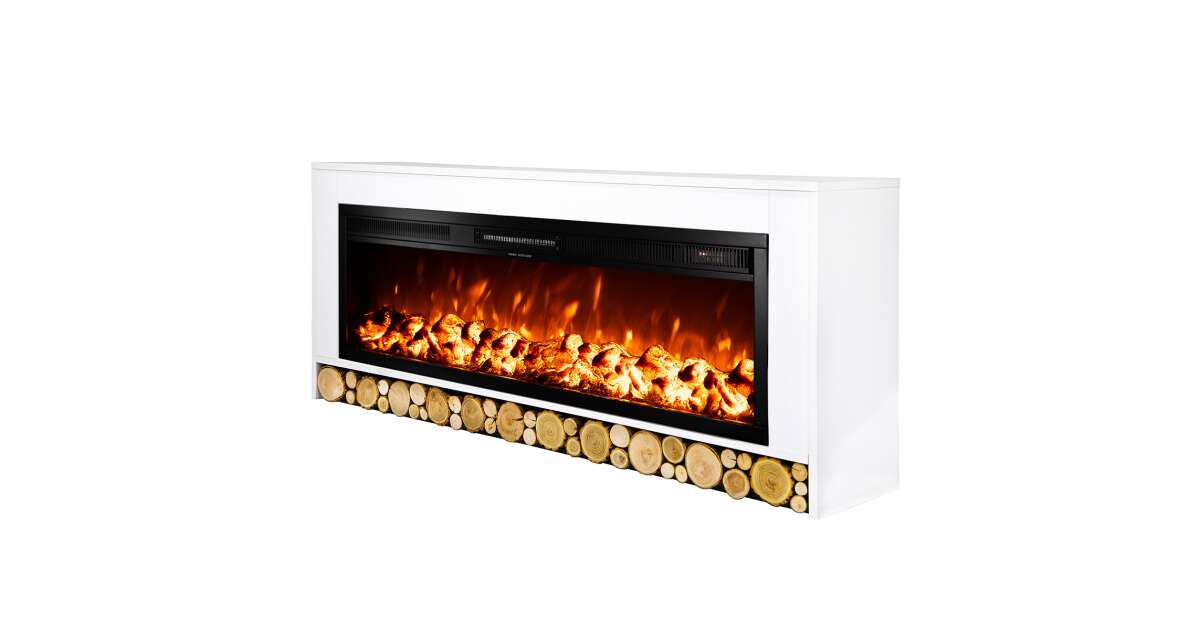 Semineu electric Rio alb & Tanzania, Art Flame, 630x1500x300 mm, 1500W - 1 | YEO