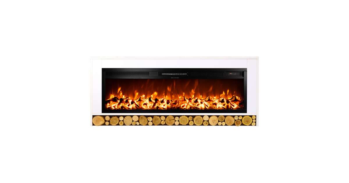 Semineu electric Rio alb & Tanzania, Art Flame, 630x1500x300 mm, 1500W - 2 | YEO