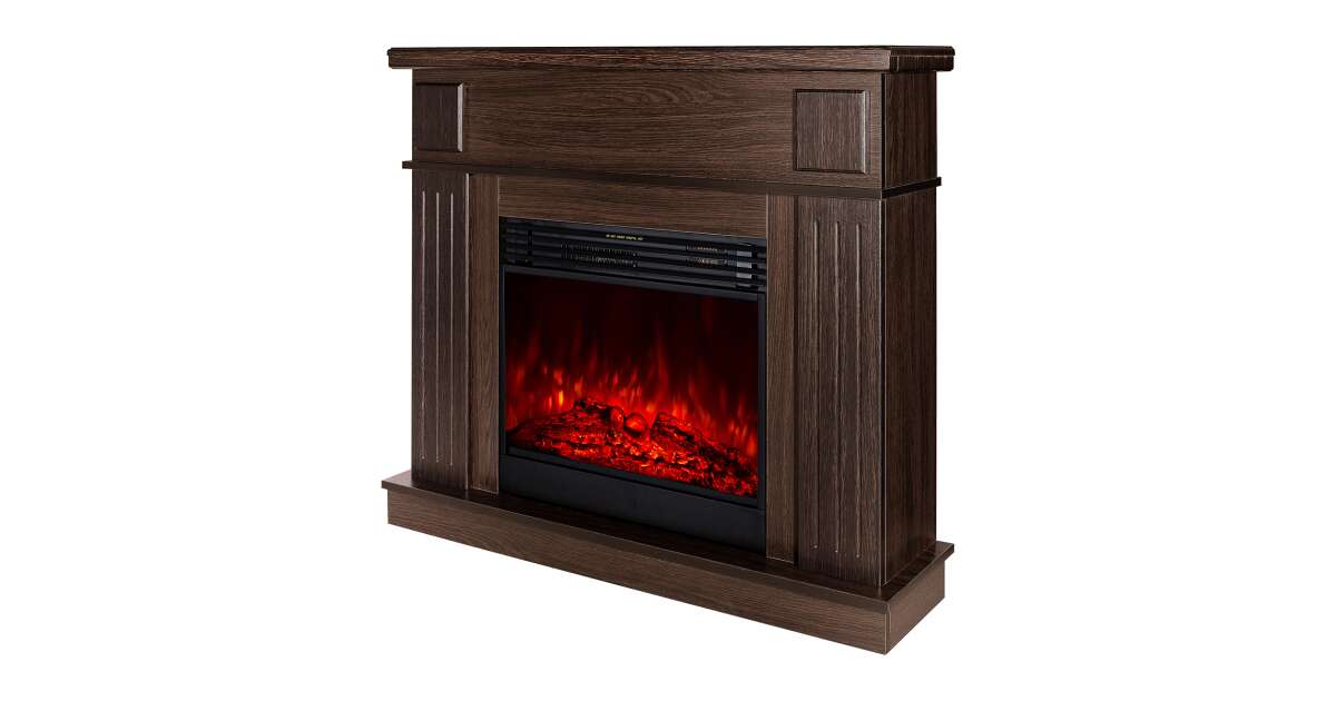 Semineu electric Marina prestige Maro inchis & Mirabella, Art Flame, 1060x1300x300 mm, 1950W - 1 | YEO
