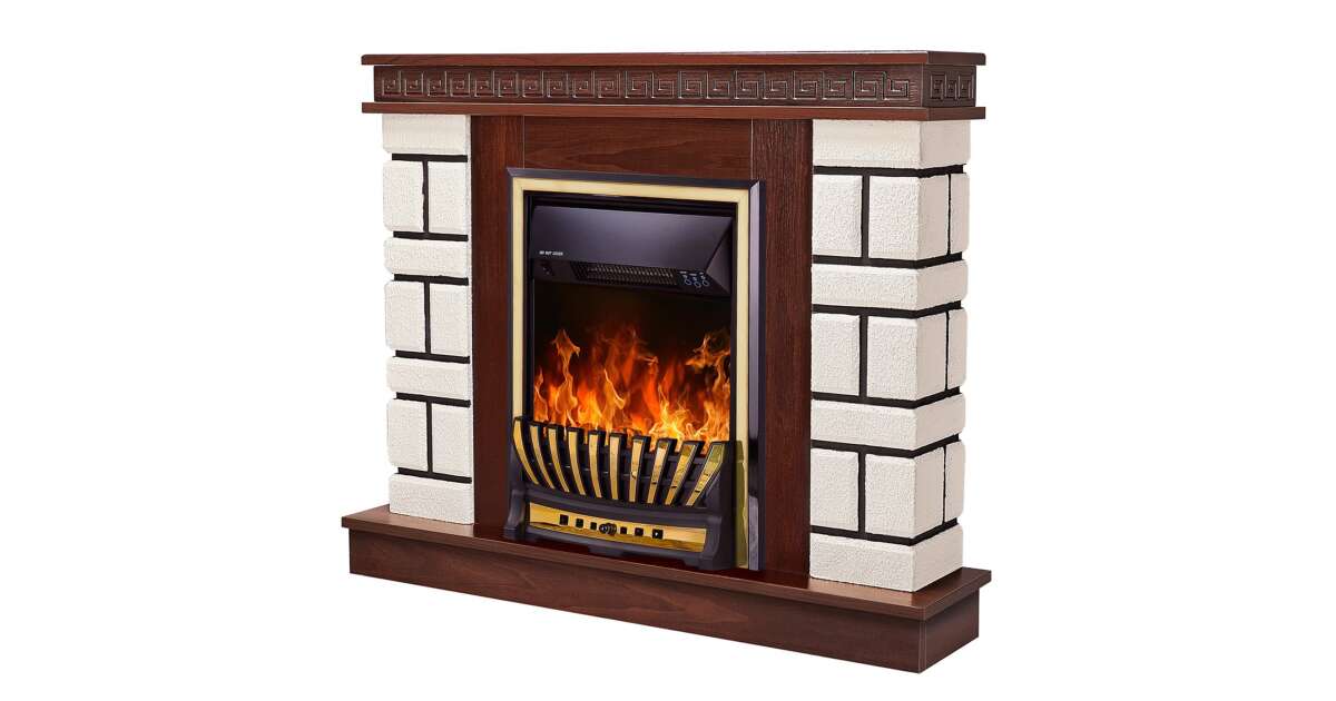 Semineu electric Nazary mini nuc & Meridian, Art Flame, 874x1080x245 mm, 2000W - 1 | YEO