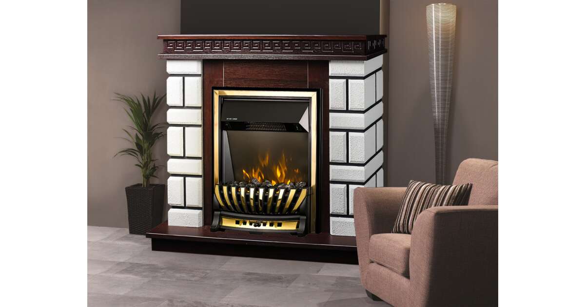 Semineu electric Nazary mini nuc & Meridian, Art Flame, 874x1080x245 mm, 2000W - 2 | YEO