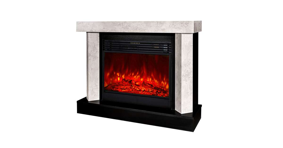 Semineu electric Palermo & Mirabella, Art Flame, 900x1150x350 mm, 1950W
