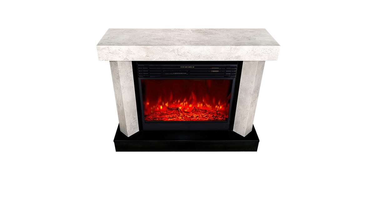 Semineu electric Palermo & Mirabella, Art Flame, 900x1150x350 mm, 1950W - 1 | YEO