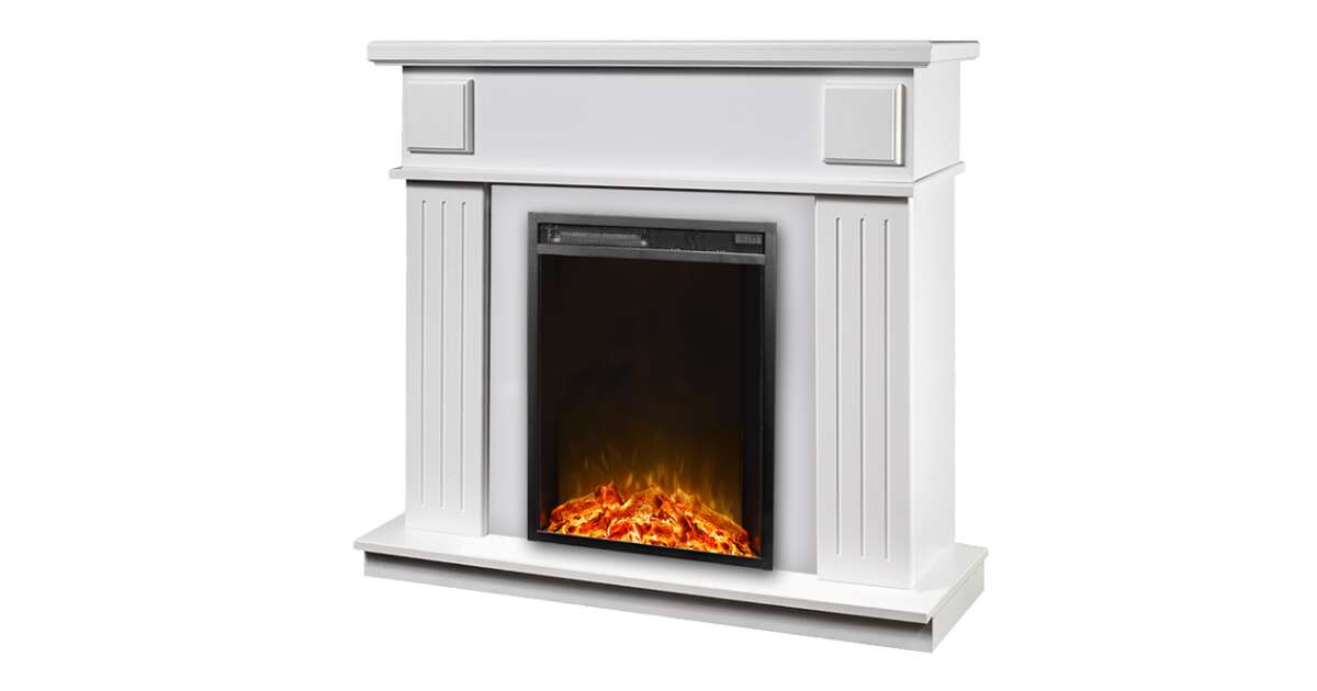 Semineu electric Marina alb & Miriam, Art Flame, 997x1034x270 mm, 1500W - 2 | YEO