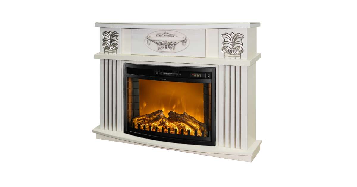 Semineu electric Roma mini vanilie & Zakynthos, Art Flame, 974x1200x318 mm, 1500W - 1 | YEO