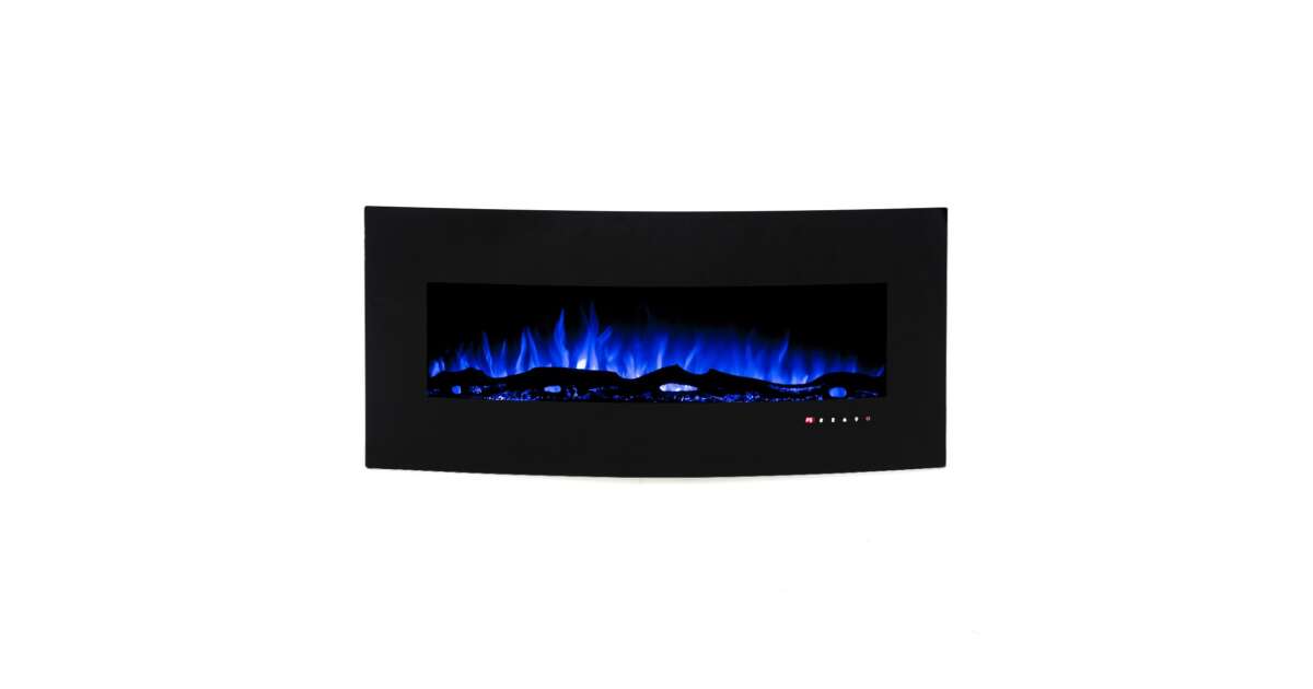 Semineu electric de perete Archy, 550x1222x157 mm, 1500W